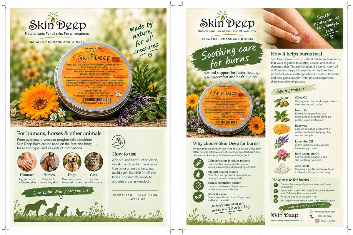 Skin Deep Balm for humans and others