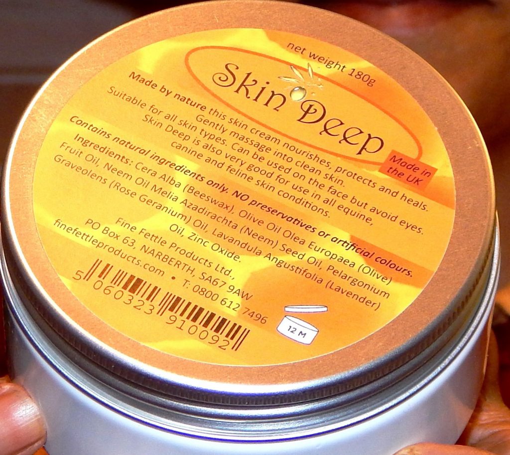 Skin Deep Cream for humans and others Fine Fettle Products